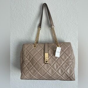 Aldo Nude Handbag with Gold Details
